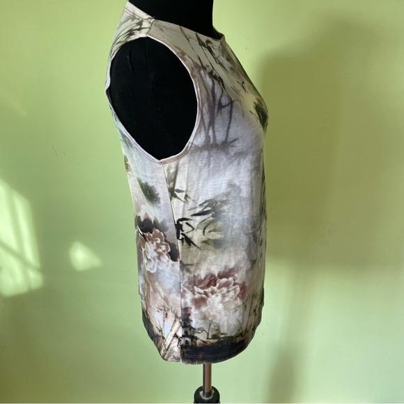 VINTAGE Y2K AMY BYER BUTTERFLY PAGODA GRAPHIC PRINT TANK TOP SIZE MEDIUM - Picture 4 of 7